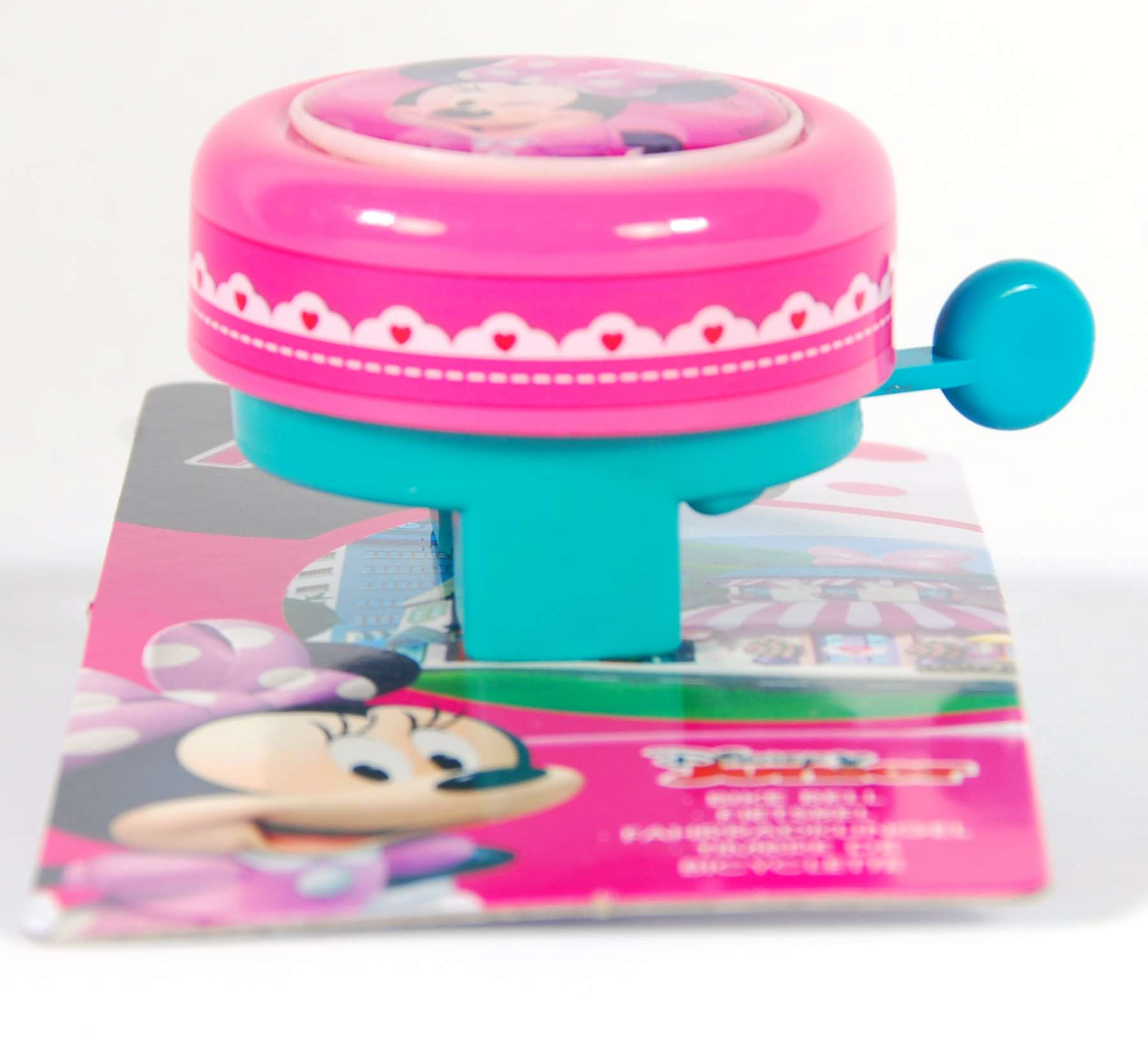 Ploeg schoolbord Bungalow Disney Minnie Bow-Tique Fietsbel - Meisjes - Roze