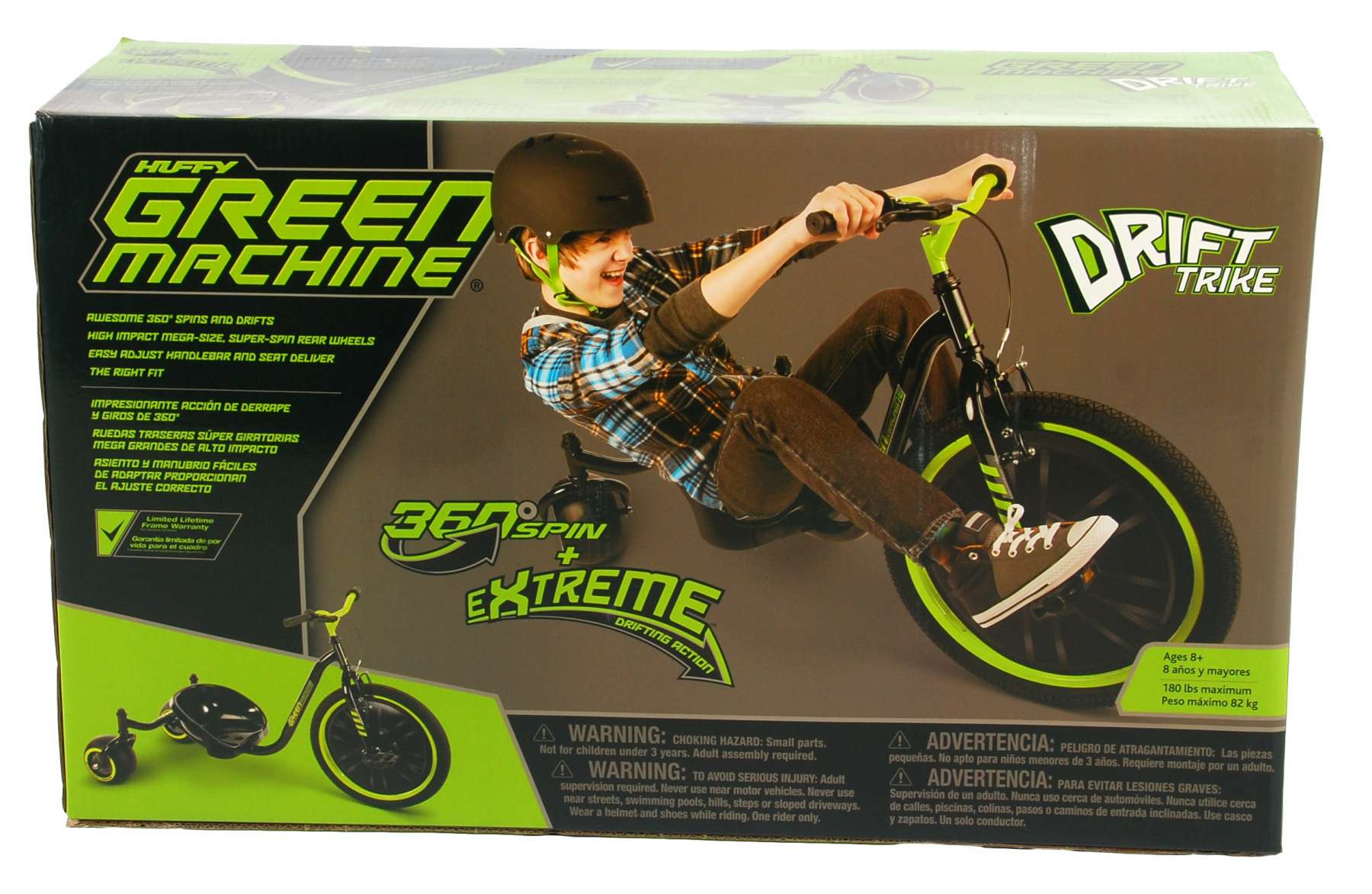 huffy green machine drift scooter