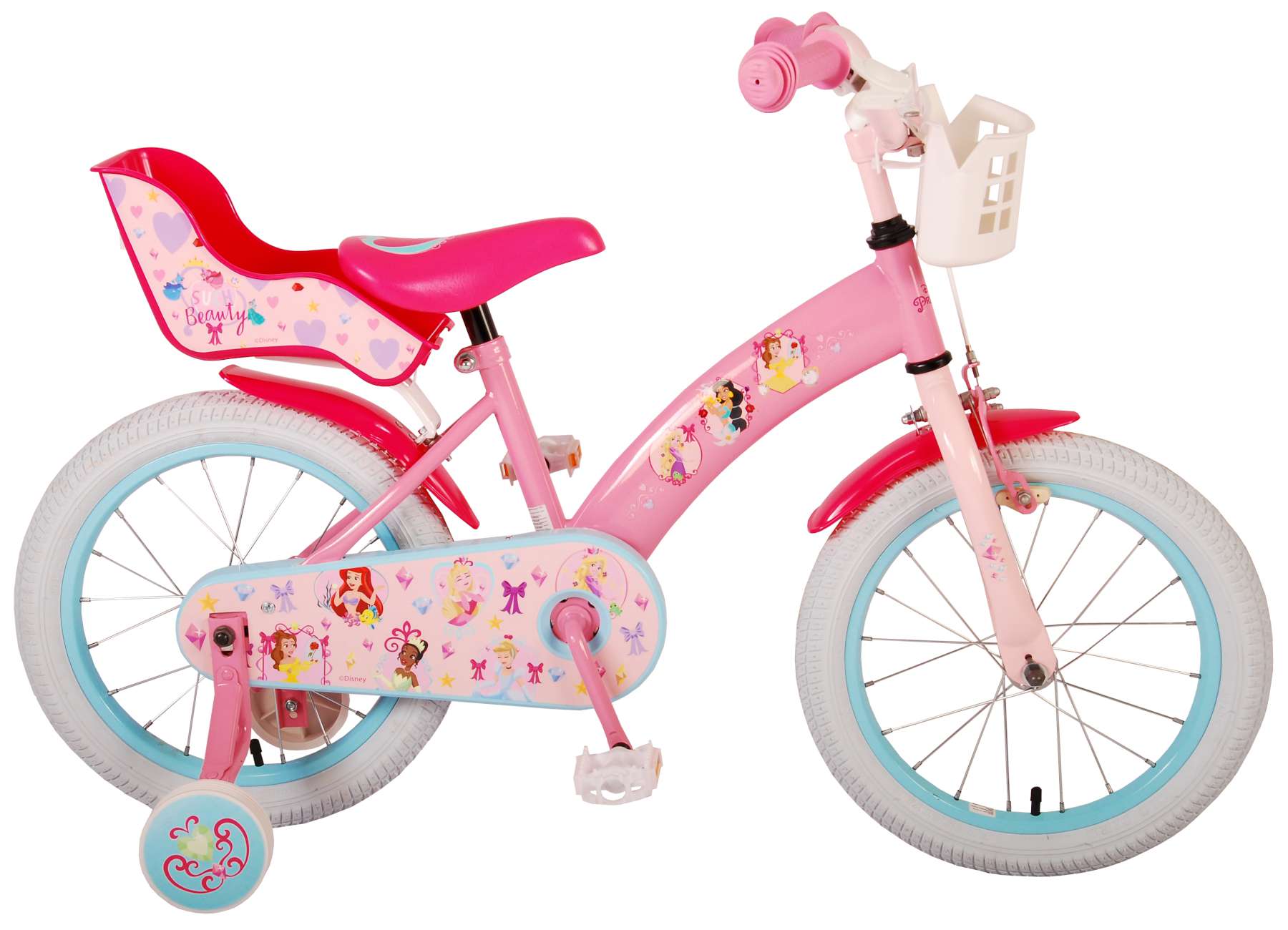 Republiek Inspiratie Genre Disney Princess Kinderfiets - Meisjes - 16 inch - Roze