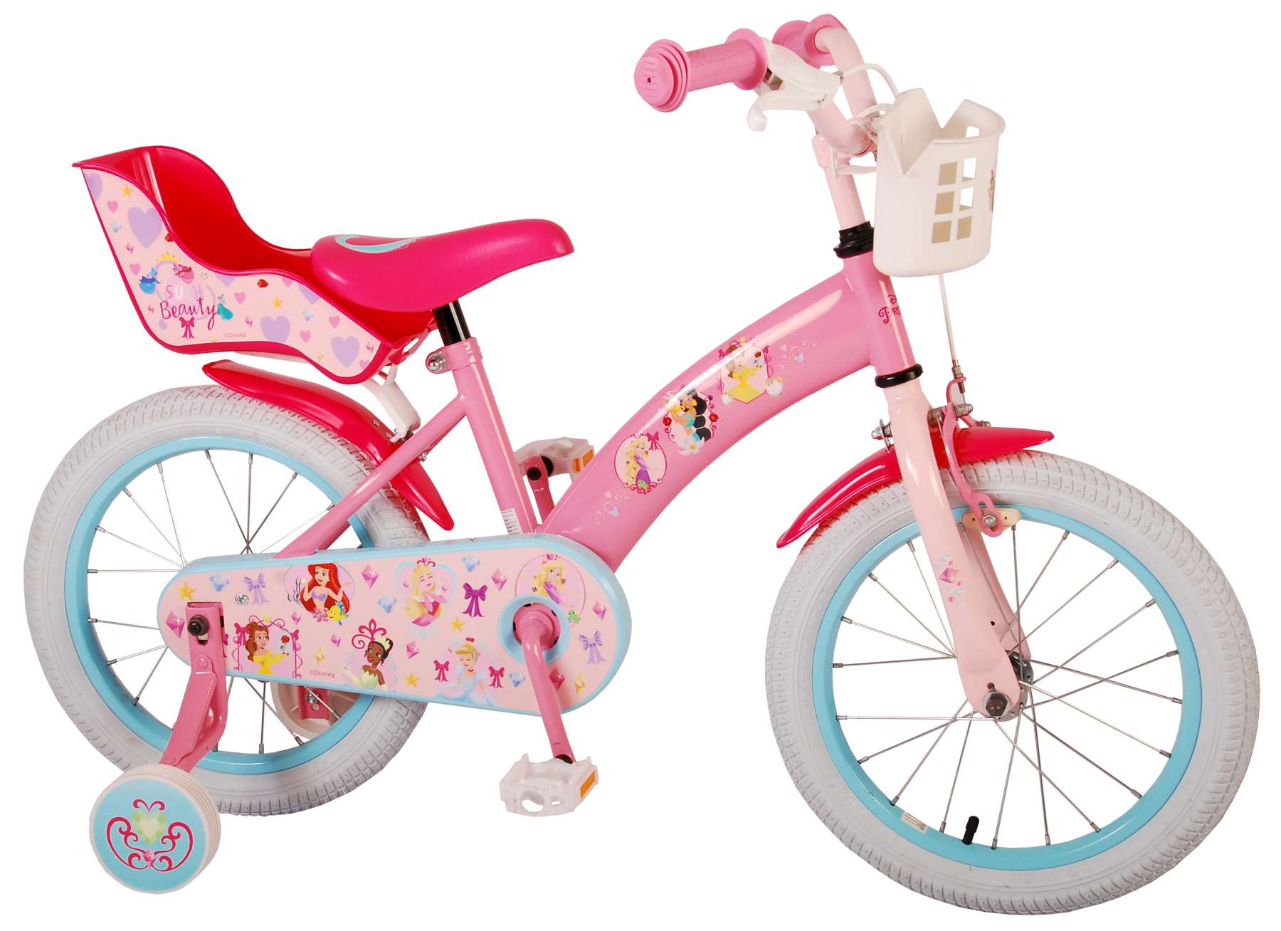Republiek Inspiratie Genre Disney Princess Kinderfiets - Meisjes - 16 inch - Roze