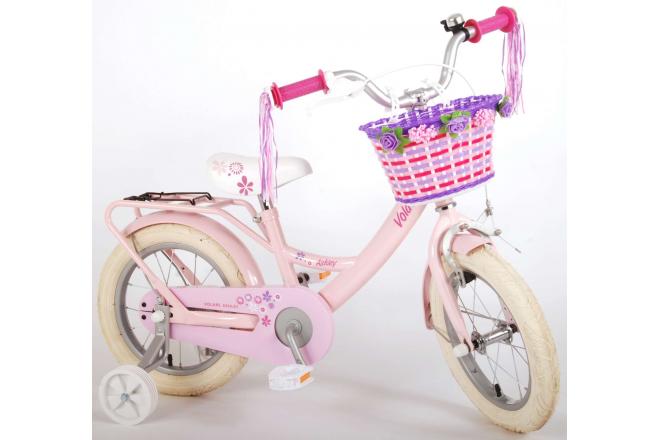 Volare Ashley Kinderfiets - Meisjes - 14 inch - Roze - 95% afgemonteerd