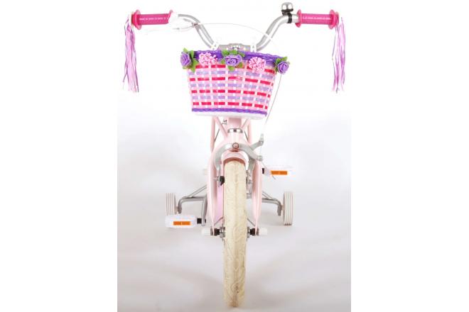 Volare Ashley Kinderfiets - Meisjes - 14 inch - Roze - 95% afgemonteerd