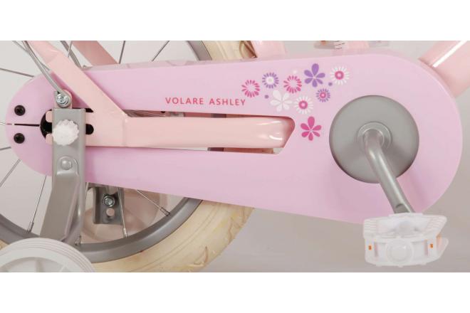 Volare Ashley Kinderfiets - Meisjes - 14 inch - Roze - 95% afgemonteerd