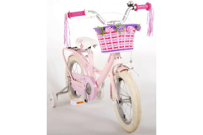 Volare Ashley Kinderfiets - Meisjes - 14 inch - Roze - 95% afgemonteerd