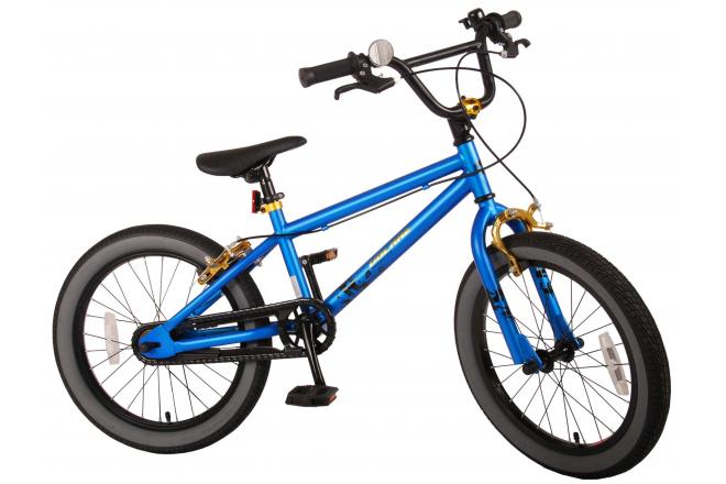 Volare Cool Rider Kinderfiets - Jongens - 18 inch - Blauw - twee handremmen - 95% afgemonteerd - Prime Collection