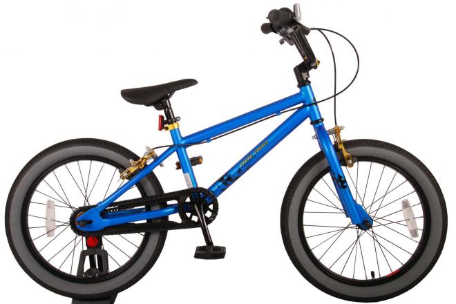 Volare Cool Rider Kinderfiets - Jongens - 18 inch - Blauw - twee handremmen - 95% afgemonteerd - Prime Collection