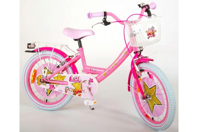 LOL Surprise Kinderfiets - Meisjes - 18 inch - Roze - twee handremmen