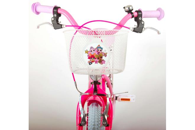 LOL Surprise Kinderfiets - Meisjes - 18 inch - Roze - twee handremmen