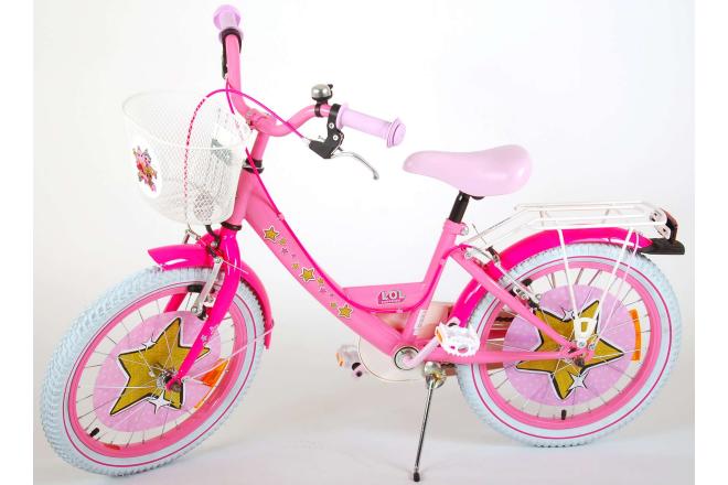 LOL Surprise Kinderfiets - Meisjes - 18 inch - Roze - twee handremmen