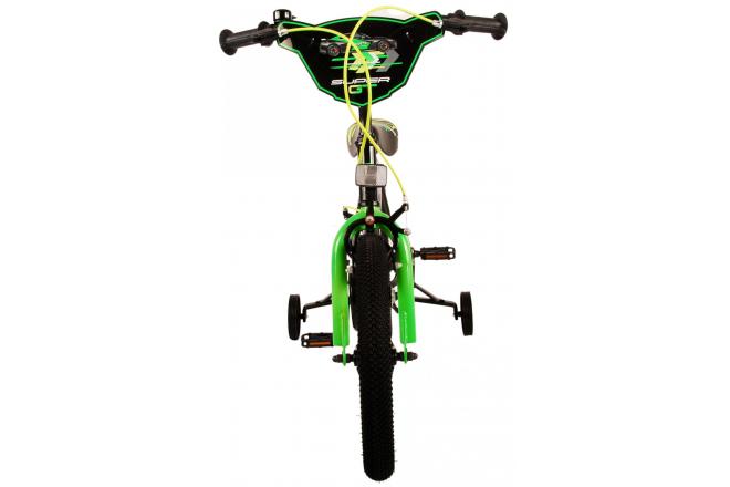 Volare Super GT Kinderfiets - Jongens - 16 inch - Groen - Twee handremmen