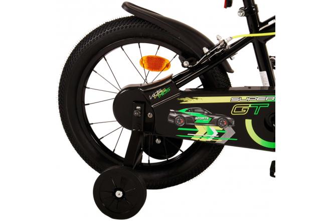 Volare Super GT Kinderfiets - Jongens - 16 inch - Groen - Twee handremmen