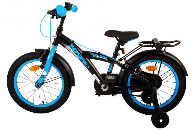 Volare Thombike Kinderfiets - Jongens - 16 inch - Zwart Blauw - Twee Handremmen