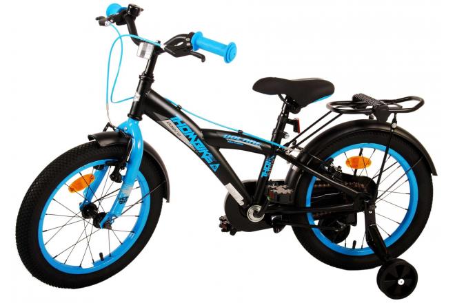 Volare Thombike Kinderfiets - Jongens - 16 inch - Zwart Blauw - Twee Handremmen