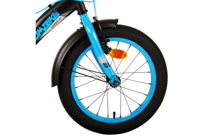 Volare Thombike Kinderfiets - Jongens - 16 inch - Zwart Blauw - Twee Handremmen