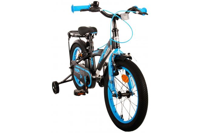 Volare Thombike Kinderfiets - Jongens - 16 inch - Zwart Blauw - Twee Handremmen