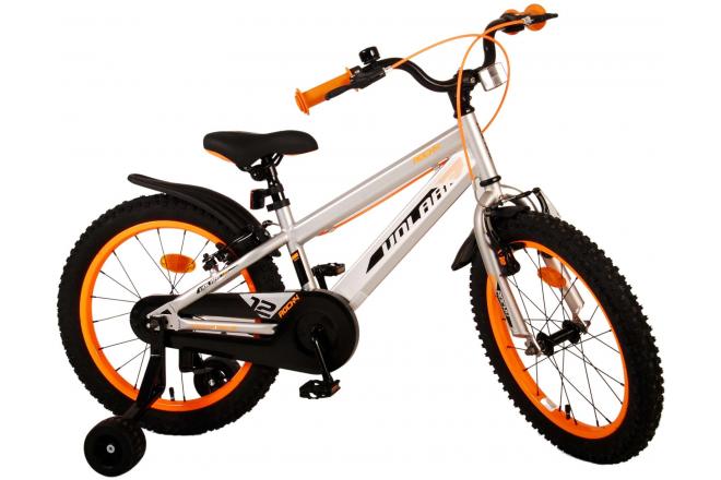 Volare Rocky Kinderfiets - Jongens - 18 inch - Grijs - Twee handremmen