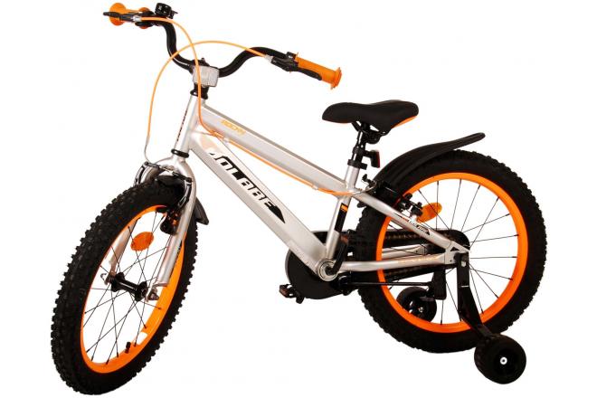 Volare Rocky Kinderfiets - Jongens - 18 inch - Grijs - Twee handremmen