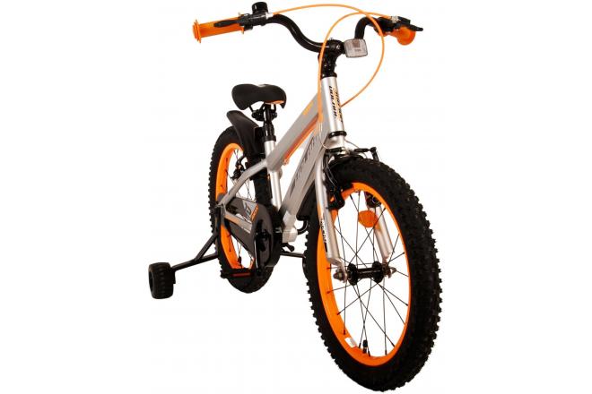 Volare Rocky Kinderfiets - Jongens - 18 inch - Grijs - Twee handremmen