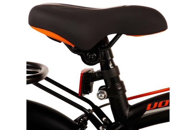 Volare Thombike Kinderfiets - Jongens - 14 inch - Zwart Oranje - Twee Handremmen