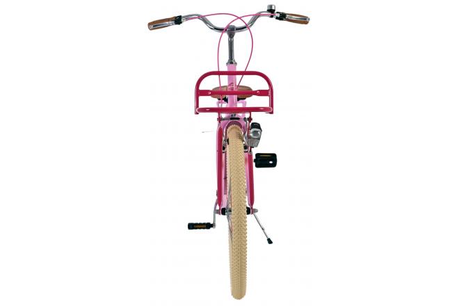 Volare Excellent Kinderfiets - Meisjes - 24 inch - Roze- Twee handremmen