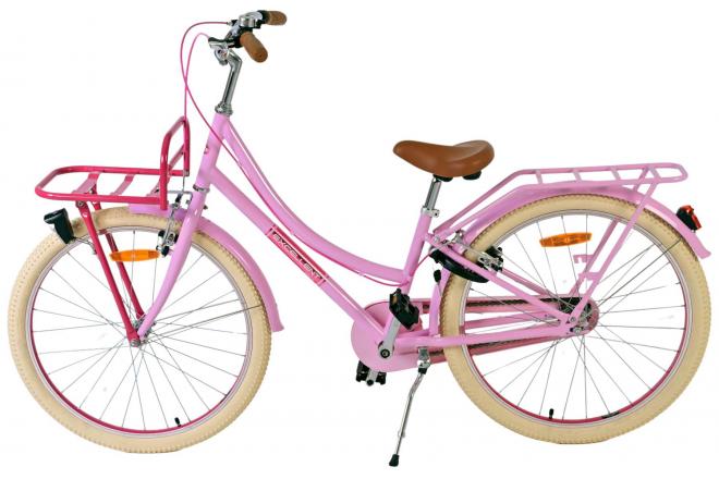 Volare Excellent Kinderfiets - Meisjes - 24 inch - Roze- Twee handremmen