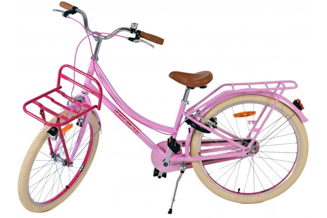 Volare Excellent Kinderfiets - Meisjes - 24 inch - Roze- Twee handremmen