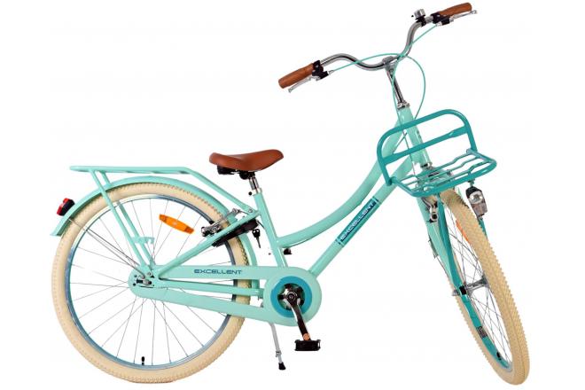 Volare Excellent Kinderfiets - Meisjes - 24 inch - Groen - Twee handremmen