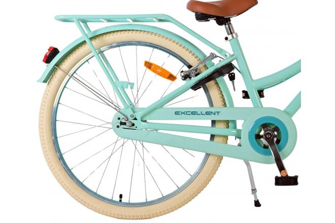 Volare Excellent Kinderfiets - Meisjes - 24 inch - Groen - Twee handremmen