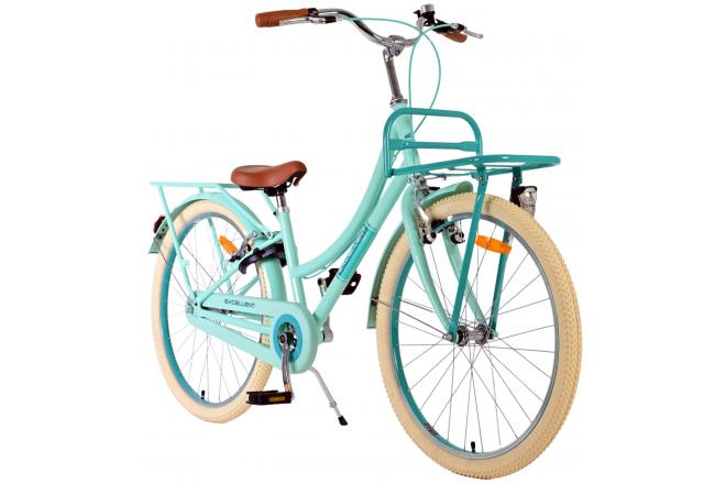 Volare Excellent Kinderfiets - Meisjes - 24 inch - Groen - Twee handremmen