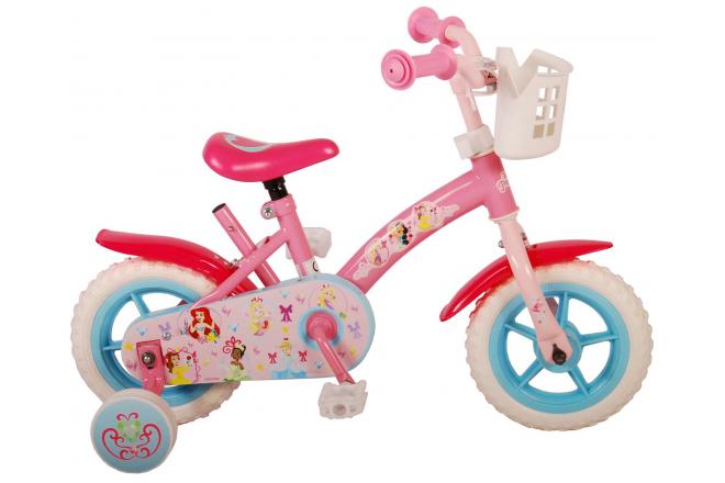 Disney Princess Kinderfiets - Meisjes - 10 inch - Roze/Wit