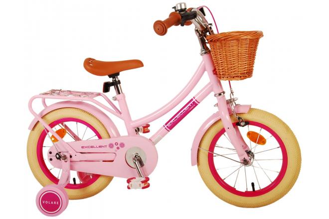 Volare Excellent Kinderfiets - Meisjes - 14 inch - Roze