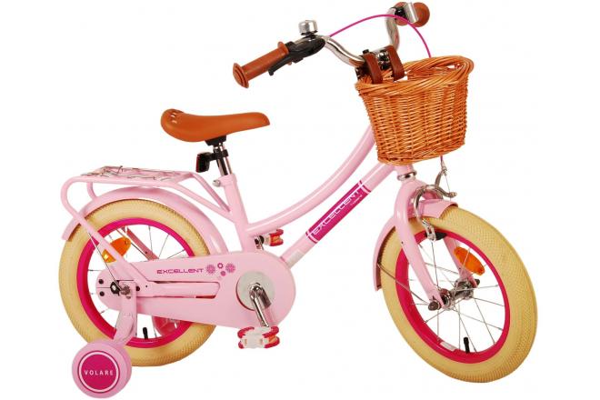 Volare Excellent Kinderfiets - Meisjes - 14 inch - Roze