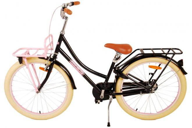 Volare Excellent Kinderfiets - Meisjes - 24 inch - Zwart