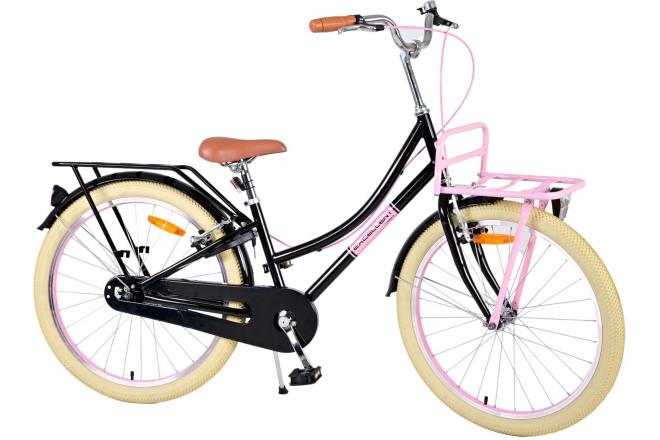 Volare Excellent Kinderfiets - Meisjes - 24 inch - Zwart - Twee handremmen