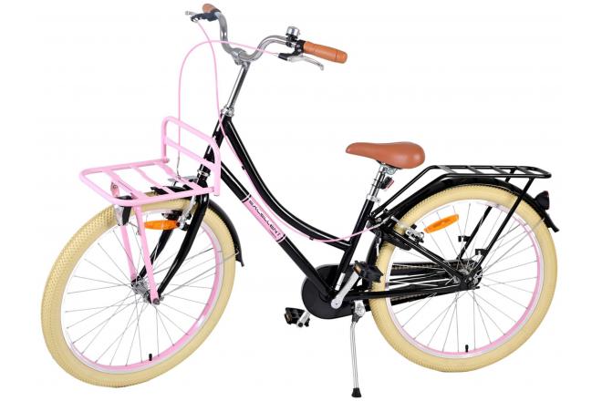 Volare Excellent Kinderfiets - Meisjes - 24 inch - Zwart - Twee handremmen