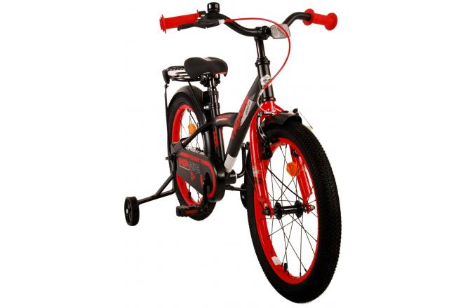 Volare Thombike Kinderfiets - Jongens - 18 inch - Zwart Rood