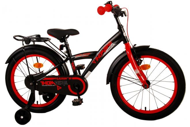 Volare Thombike Kinderfiets - Jongens - 18 inch - Zwart Rood