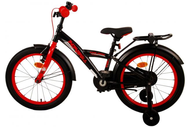 Volare Thombike Kinderfiets - Jongens - 18 inch - Zwart Rood