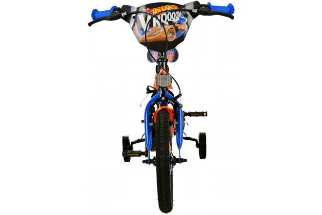 Hot Wheels Kinderfiets - Jongens - 14 inch - Zwart - Twee handremmen