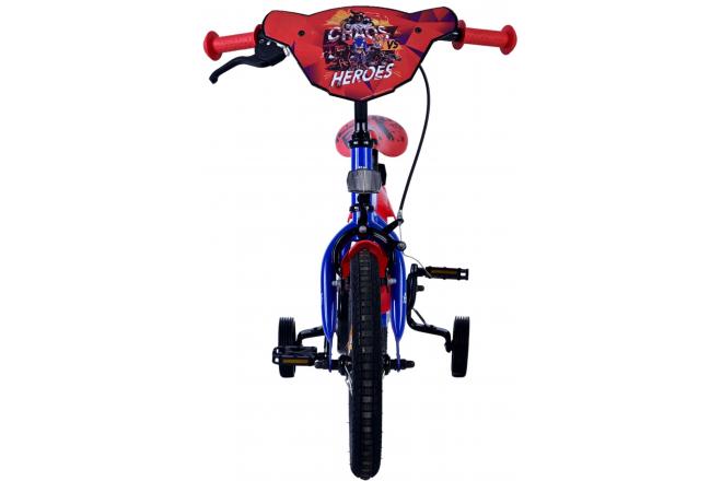 Sonic Prime Kinderfiets - Jongens - 14 inch - Blauw Rood