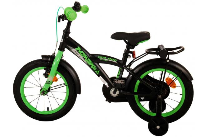 Volare Thombike Kinderfiets - Jongens - 14 inch - Zwart Groen