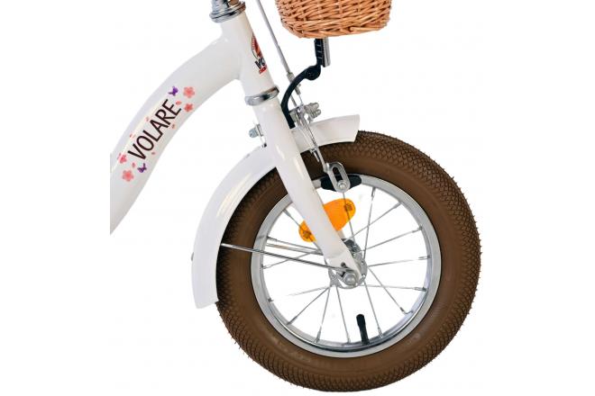 Volare Blossom Kinderfiets - Meisjes - 12 inch - Wit