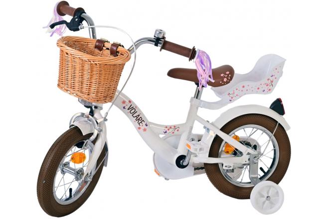 Volare Blossom Kinderfiets - Meisjes - 12 inch - Wit