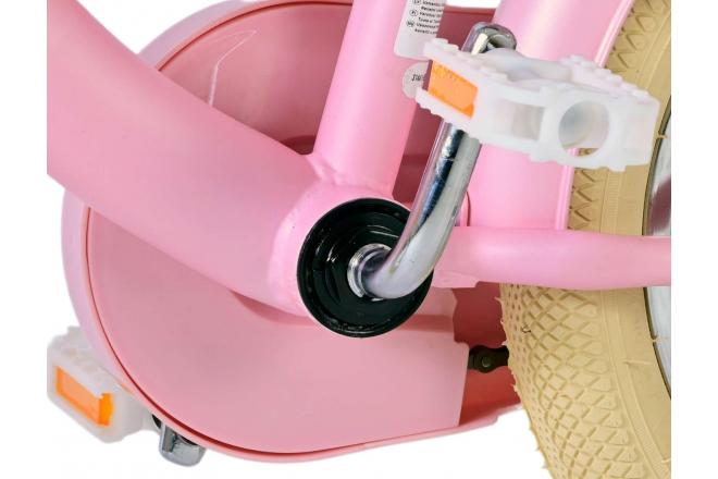 Volare Blossom Kinderfiets - Meisjes - 14 inch - Roze - Twee Handremmen