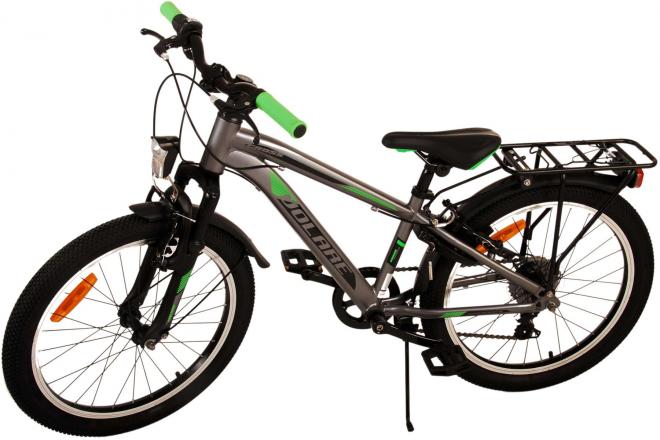 Volare Cross Kinderfiets - Jongens - 20 inch - donker Grijs, 6 versnellingen