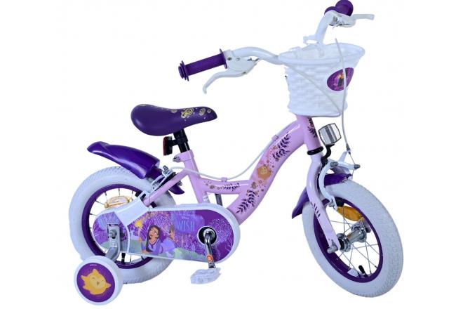 Disney Wish Kinderfiets - Meisjes - 12 inch - Paars - Twee Handremmen