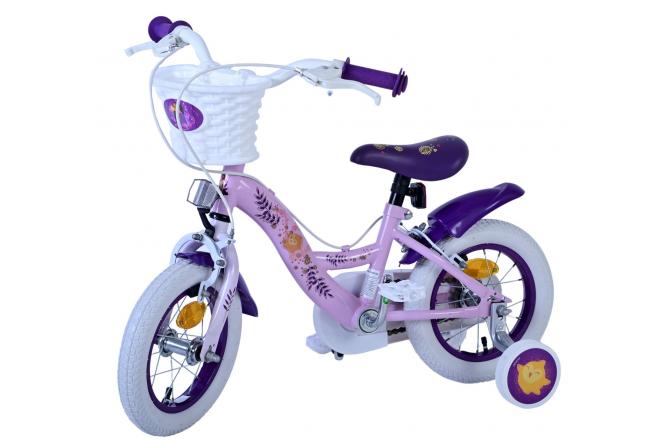 Disney Wish Kinderfiets - Meisjes - 12 inch - Paars - Twee Handremmen