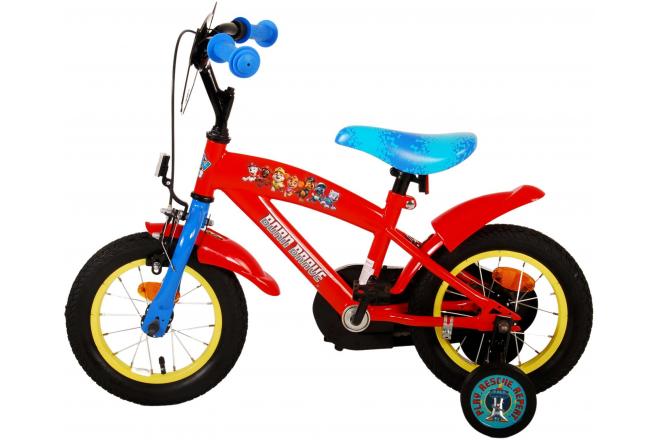 Paw Patrol Kinderfiets - Jongens - 12 inch - Rood/Blauw