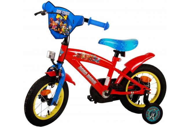 Paw Patrol Kinderfiets - Jongens - 12 inch - Rood/Blauw