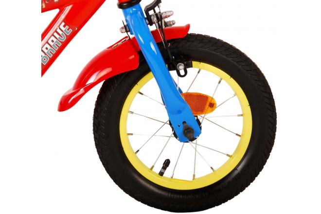 Paw Patrol Kinderfiets - Jongens - 12 inch - Rood/Blauw